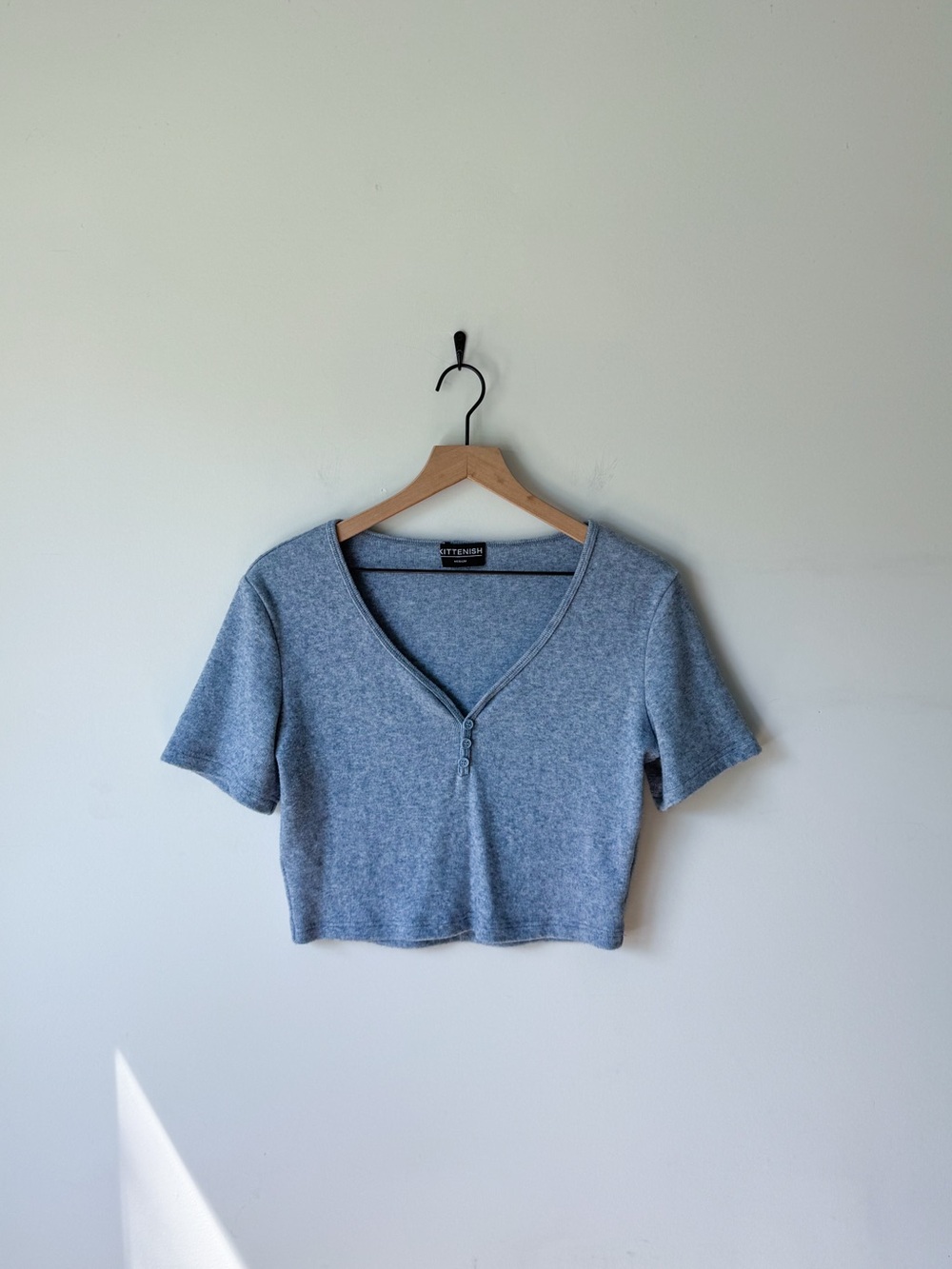 Kittenish Henley Tee